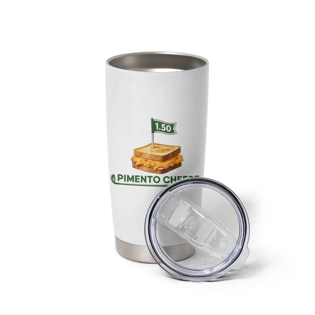 Legendary Pimento Cheese Sandwich Golf Snack Tumbler Cup Funny Georgia Southern Golfing Traditions Fan Humor