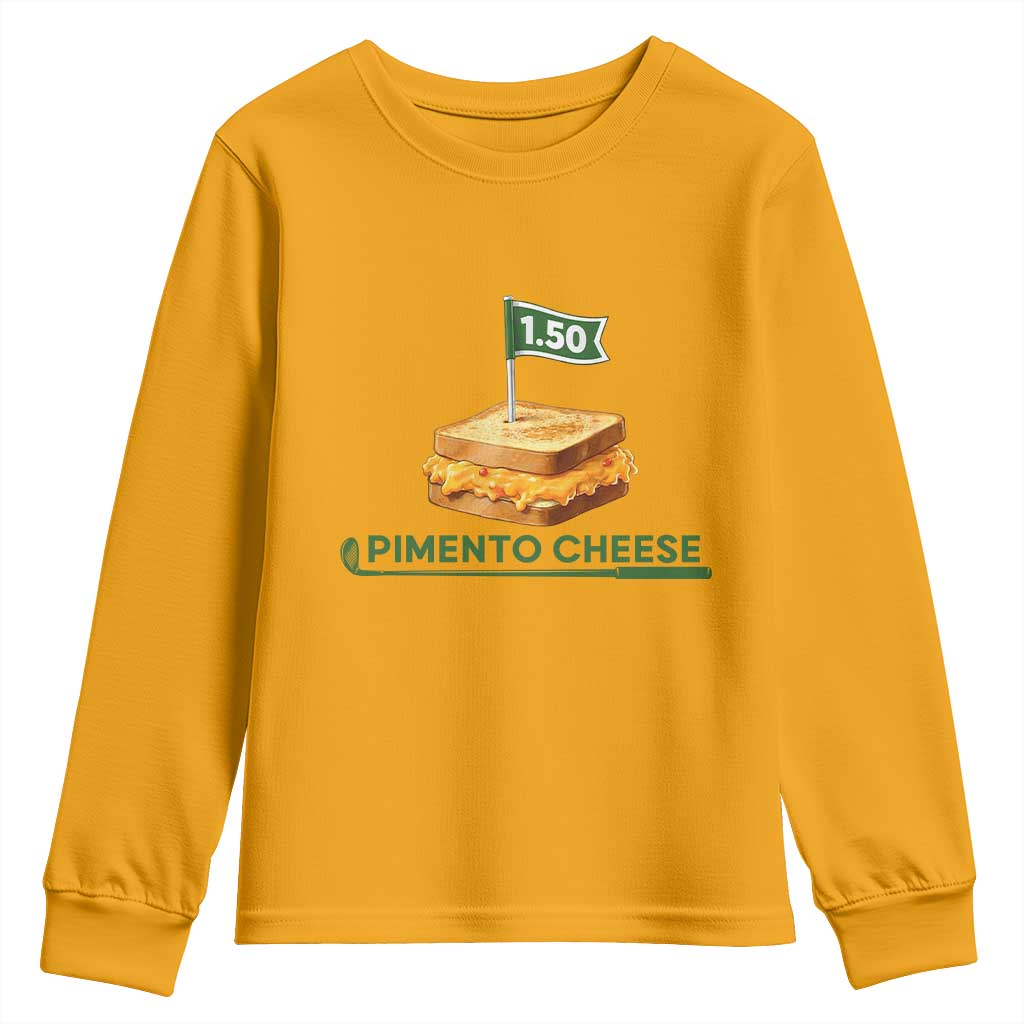 Legendary Pimento Cheese Sandwich Golf Snack Youth Sweatshirt Funny Georgia Southern Golfing Traditions Fan Humor
