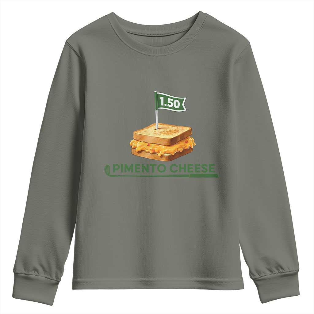 Legendary Pimento Cheese Sandwich Golf Snack Youth Sweatshirt Funny Georgia Southern Golfing Traditions Fan Humor