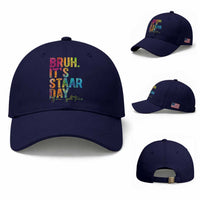 Bruh It's STAAR Day You Got This Baseball Cap Funny Texas Teacher Student Motivation Tie Dye Effect Printing