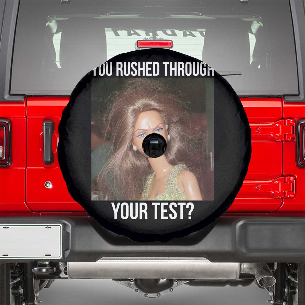 Funny Disheveled Doll Meme Testing Day Spare Tire Cover You Rushed Through Your Test Teacher Reaction Humor