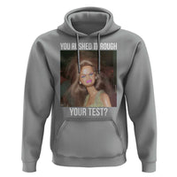 Funny Disheveled Doll Meme Testing Day Hoodie You Rushed Through Your Test Teacher Reaction Humor
