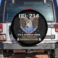 DD-214 Its A Veteran Thing You Wouldnt Understand Spare Tire Cover Patriotic American Eagle Military Pride Graphic