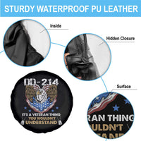 DD-214 Its A Veteran Thing You Wouldnt Understand Spare Tire Cover Patriotic American Eagle Military Pride Graphic