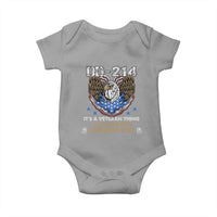 DD-214 Its A Veteran Thing You Wouldnt Understand Baby Onesie Patriotic American Eagle Military Pride Graphic