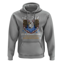 DD-214 Its A Veteran Thing You Wouldnt Understand Hoodie Patriotic American Eagle Military Pride Graphic