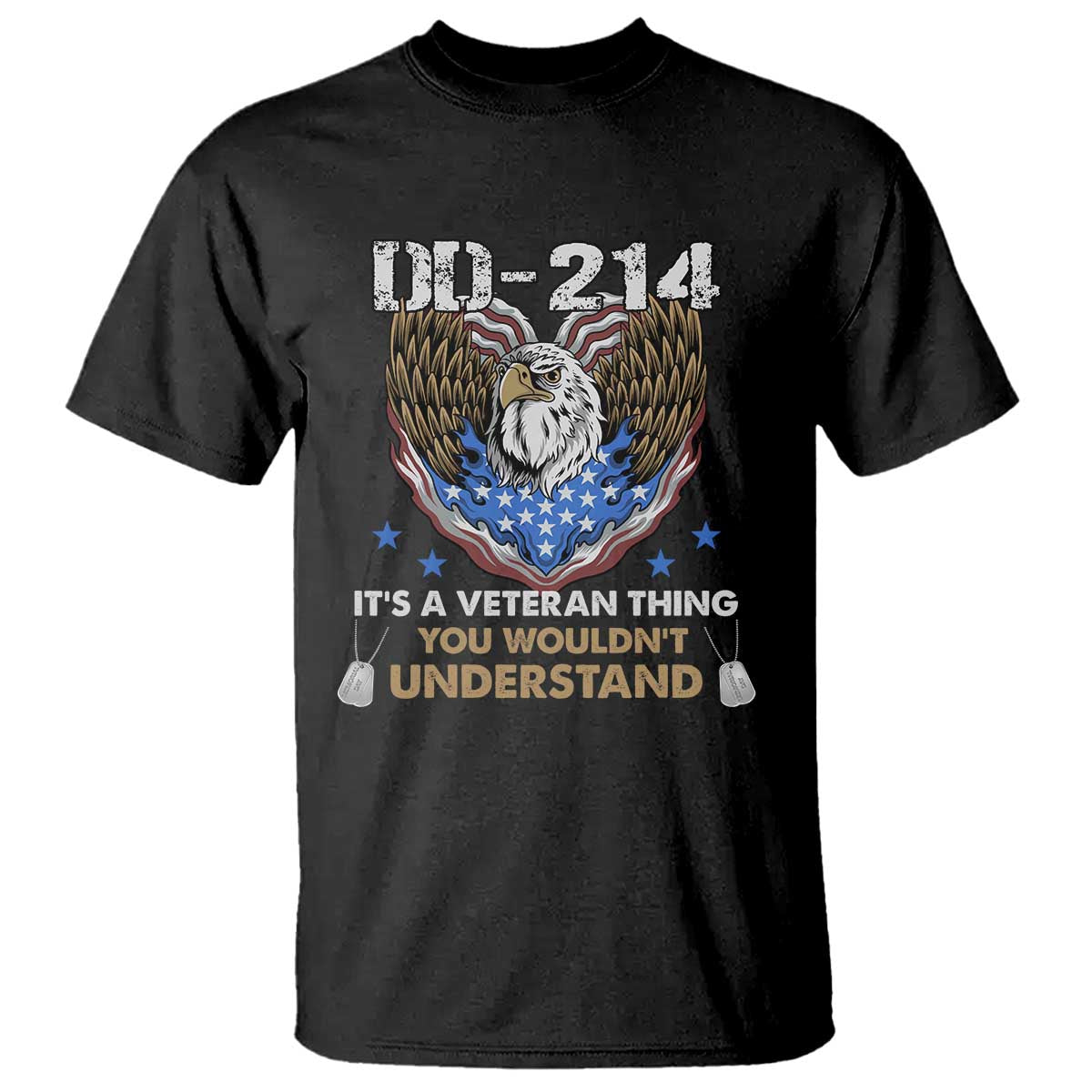 DD-214 Its A Veteran Thing You Wouldnt Understand T Shirt Patriotic American Eagle Military Pride Graphic