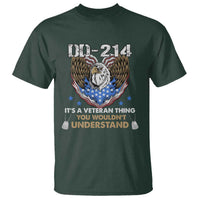 DD-214 Its A Veteran Thing You Wouldnt Understand T Shirt Patriotic American Eagle Military Pride Graphic