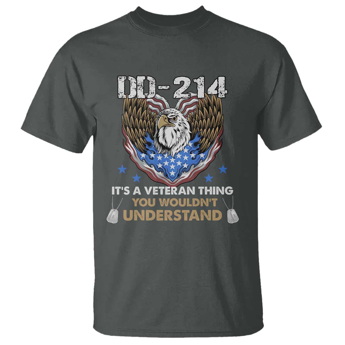 DD-214 Its A Veteran Thing You Wouldnt Understand T Shirt Patriotic American Eagle Military Pride Graphic