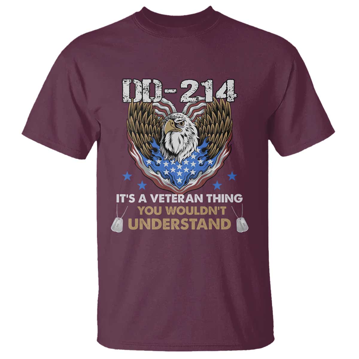 DD-214 Its A Veteran Thing You Wouldnt Understand T Shirt Patriotic American Eagle Military Pride Graphic