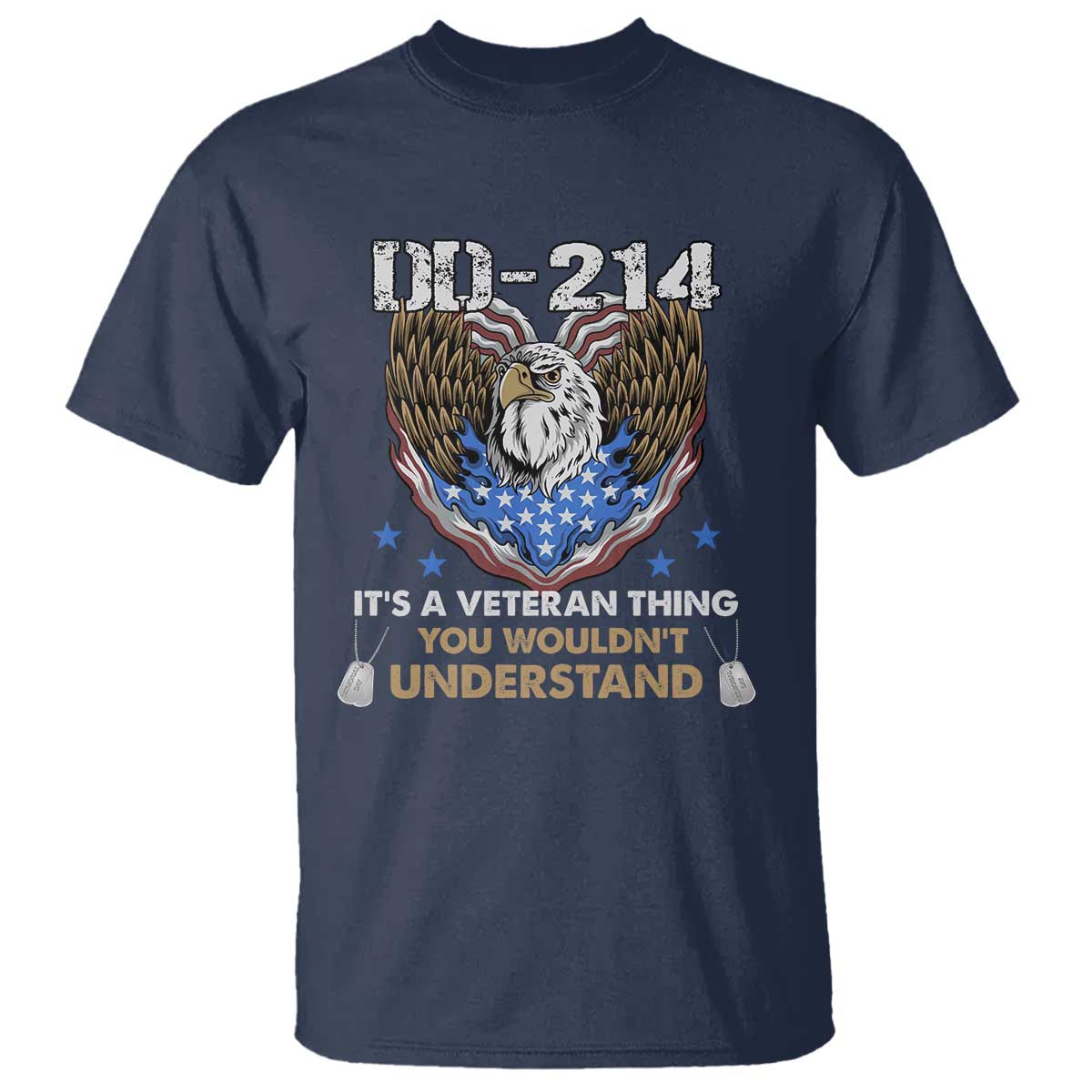 DD-214 Its A Veteran Thing You Wouldnt Understand T Shirt Patriotic American Eagle Military Pride Graphic