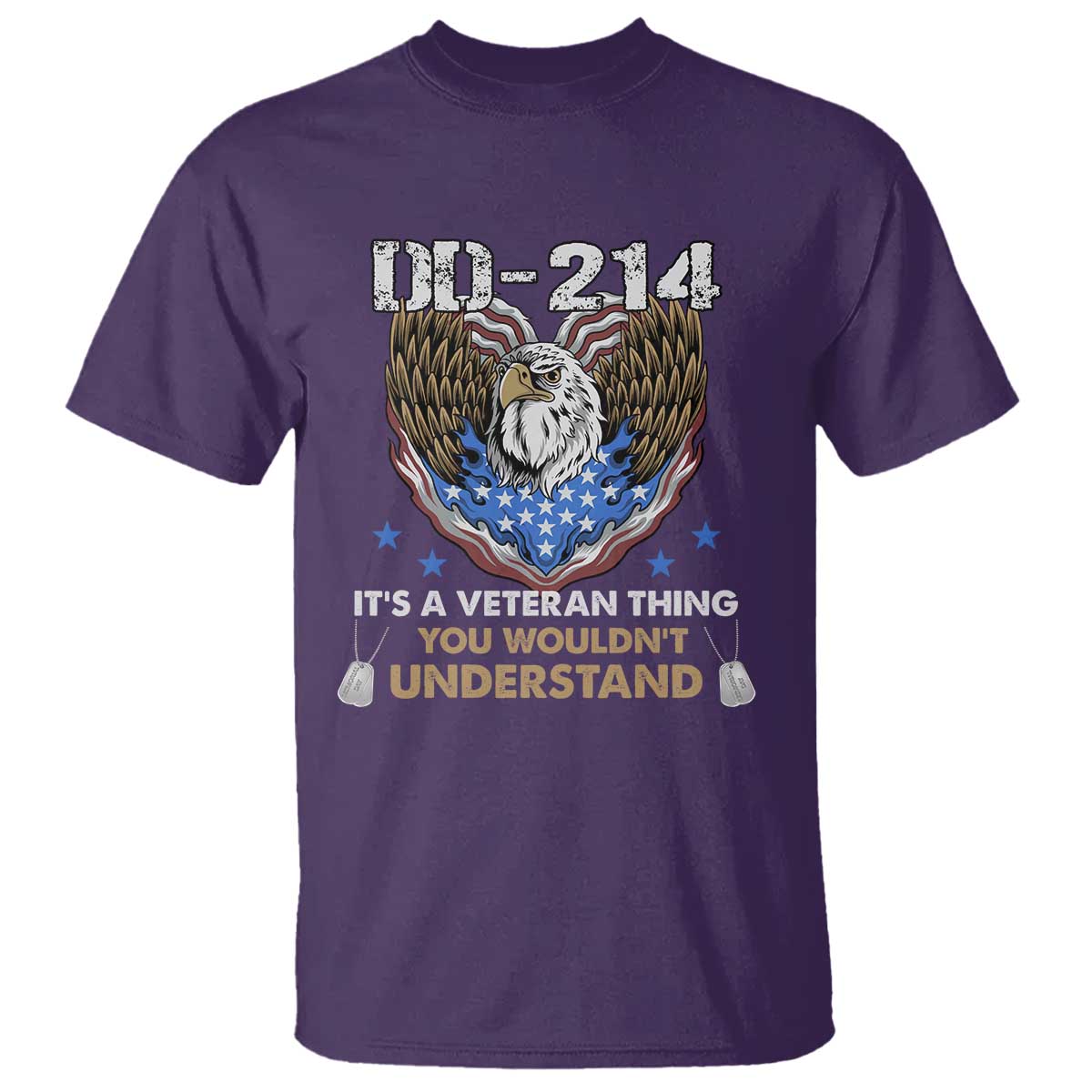 DD-214 Its A Veteran Thing You Wouldnt Understand T Shirt Patriotic American Eagle Military Pride Graphic