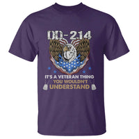 DD-214 Its A Veteran Thing You Wouldnt Understand T Shirt Patriotic American Eagle Military Pride Graphic