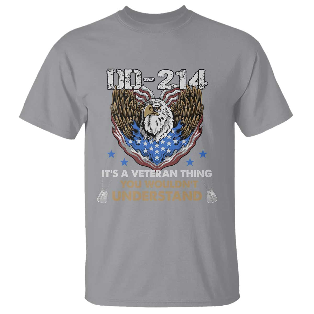DD-214 Its A Veteran Thing You Wouldnt Understand T Shirt Patriotic American Eagle Military Pride Graphic