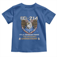 DD-214 Its A Veteran Thing You Wouldnt Understand Toddler T Shirt Patriotic American Eagle Military Pride Graphic