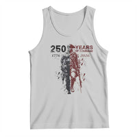 250 Years of Courage Commemorative Patriotic Soldier Tank Top American Revolution to Modern Military 1776 to 2026 Semiquincentennial