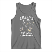 America 250 Years Abraham Lincoln and George Washington Rock Concert Tank Top Presidents Jamming Electric Guitars 1776 to 2026 Semiquincentennial