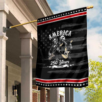 America 250 Years Abraham Lincoln and George Washington Rock Concert Patriotic Garden Flag Presidents Jamming Electric Guitars 1776 to 2026 Semiquincentennial
