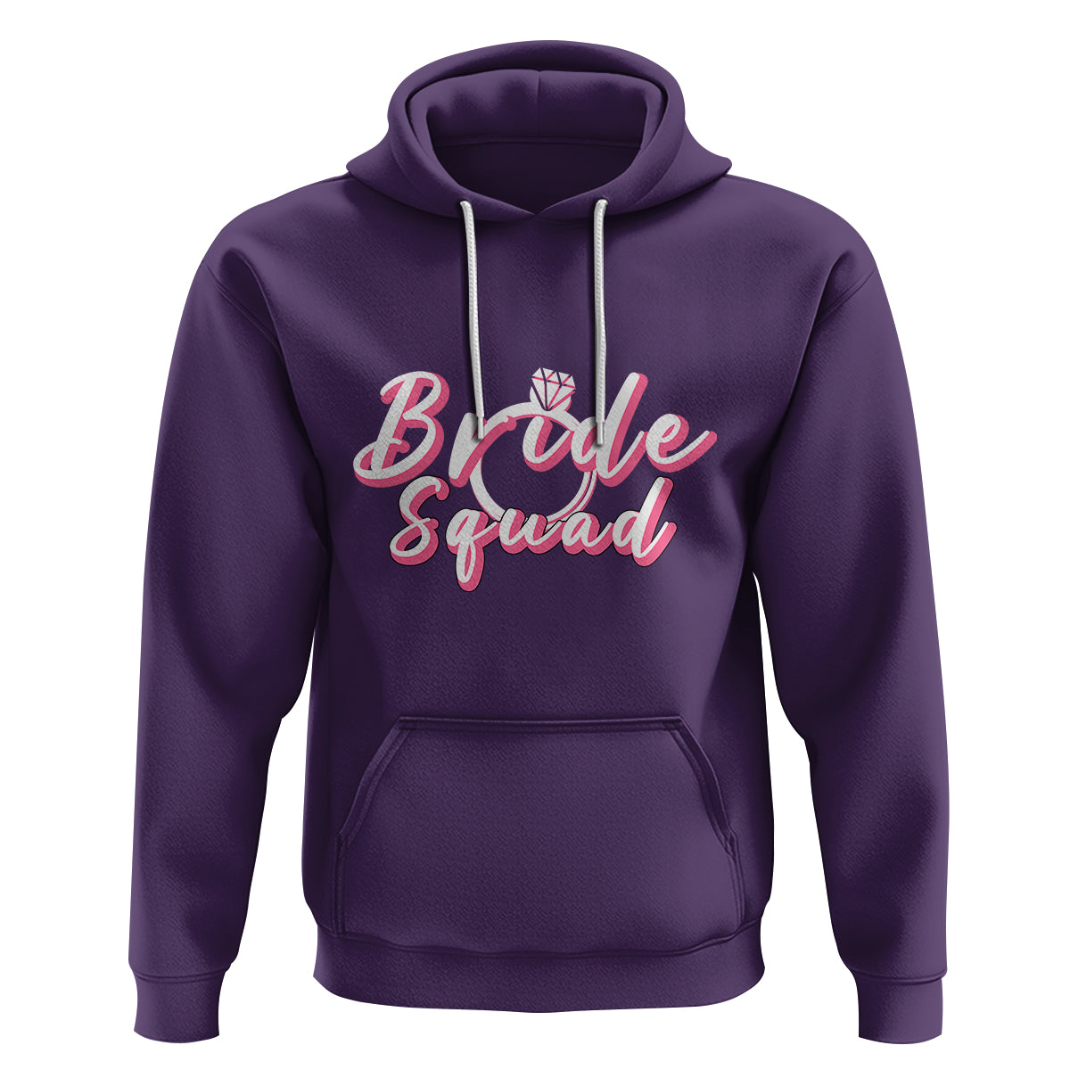 Bachelor Party Hoodie Bride Squad - Wonder Print Shop