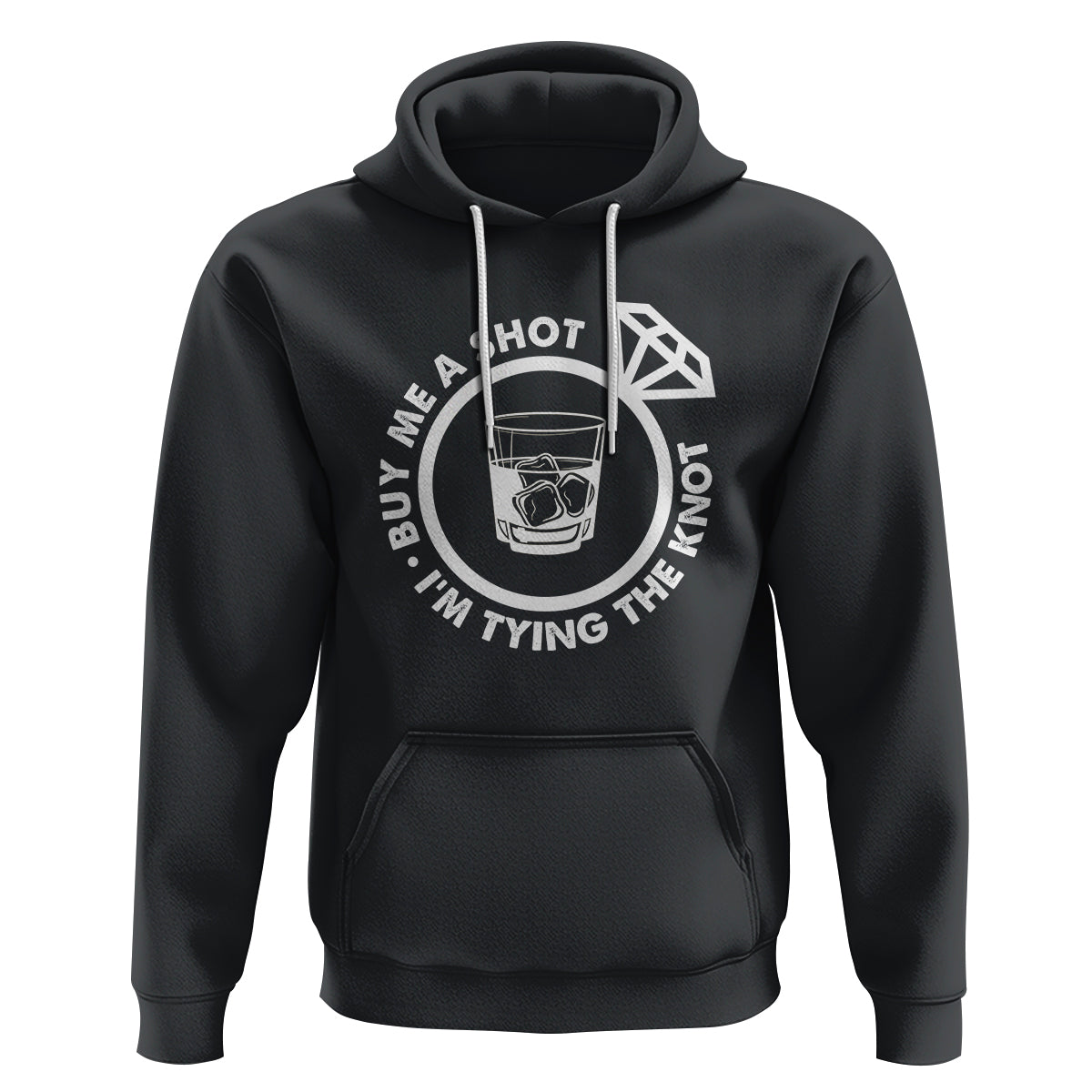 Bachelor Party Hoodie Buy Me A Shot I'm Tying The Knot - Wonder Print Shop