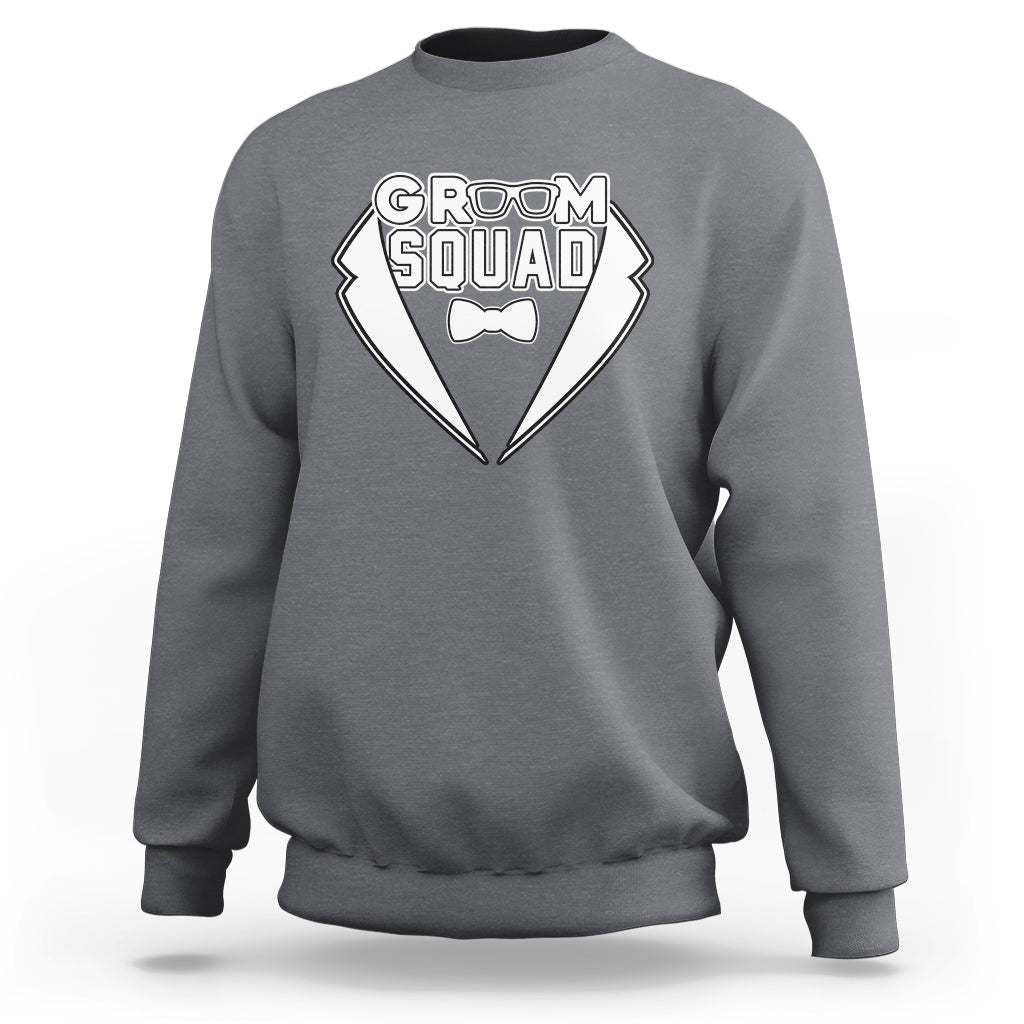 Bachelor Party Sweatshirt Groom Squad - Wonder Print Shop