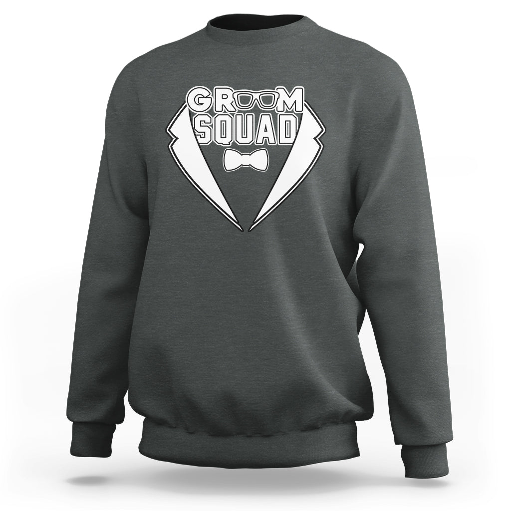 Bachelor Party Sweatshirt Groom Squad - Wonder Print Shop