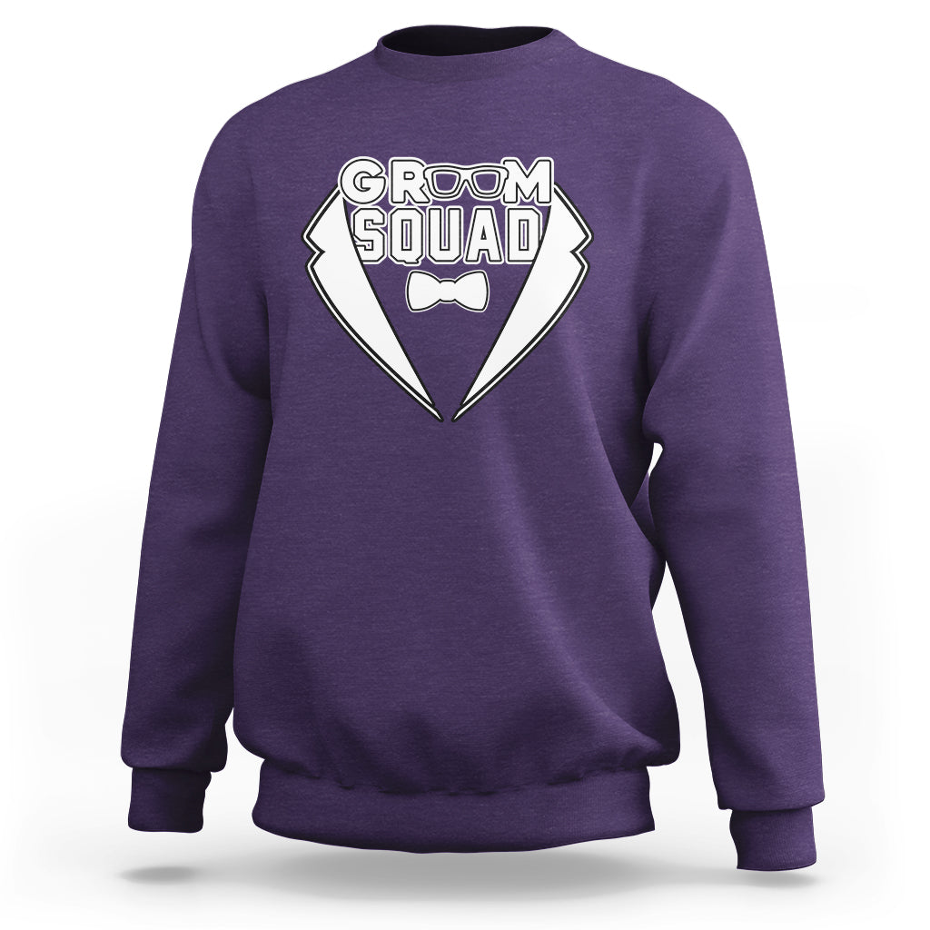 Bachelor Party Sweatshirt Groom Squad - Wonder Print Shop