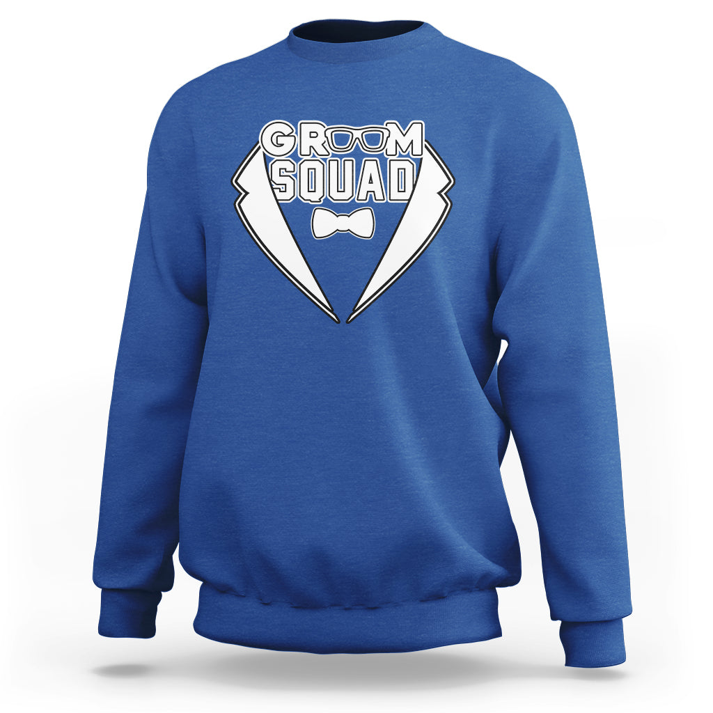 Bachelor Party Sweatshirt Groom Squad - Wonder Print Shop