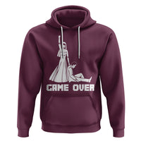 Bachelor Party Hoodie Game Over - Wonder Print Shop
