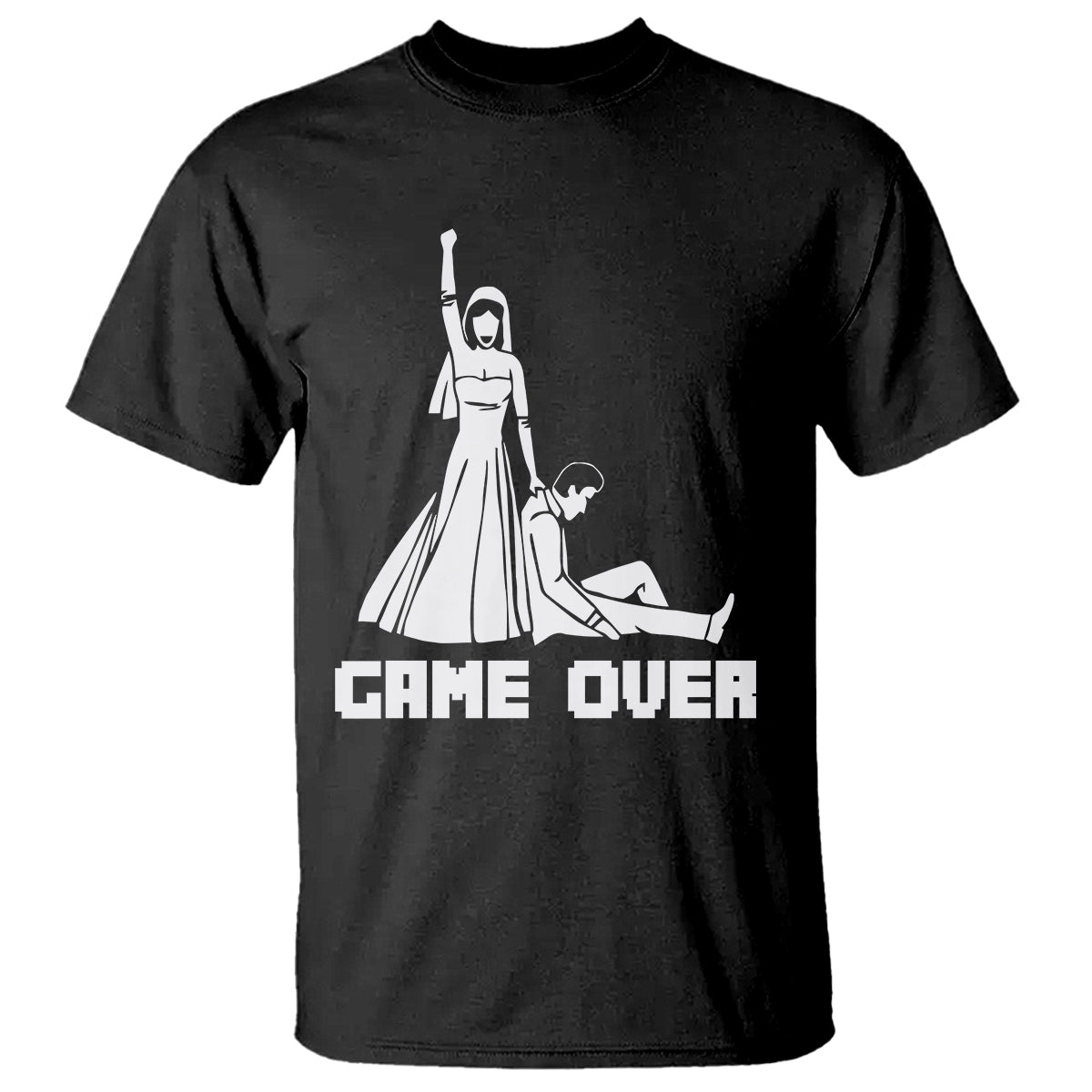Bachelor Party T Shirt Game Over - Wonder Print Shop