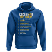 Bachelor Party Hoodie Bachelor Party Checklist Funny - Wonder Print Shop