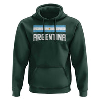 Argentina Hoodie ARG Throwback Retro Vintage Argentine Flag - Wonder Print Shop