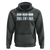 Argentina Hoodie ARG Throwback Retro Vintage Argentine Flag - Wonder Print Shop