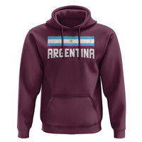 Argentina Hoodie ARG Throwback Retro Vintage Argentine Flag - Wonder Print Shop