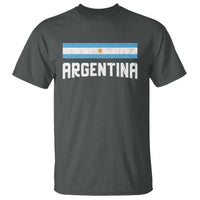 Argentina T Shirt ARG Throwback Retro Vintage Argentine Flag - Wonder Print Shop