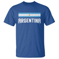 Argentina T Shirt ARG Throwback Retro Vintage Argentine Flag - Wonder Print Shop
