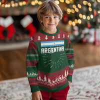 Argentina Ugly Christmas Sweater ARG Throwback Retro Vintage Argentine Flag - Wonder Print Shop