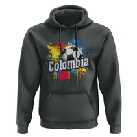 Colombia Football Hoodie Colombian Flag Ftbol Lover - Wonder Print Shop