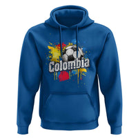 Colombia Football Hoodie Colombian Flag Ftbol Lover - Wonder Print Shop