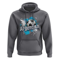 Argentina Football Hoodie Argentine Flag Ftbol Lover - Wonder Print Shop
