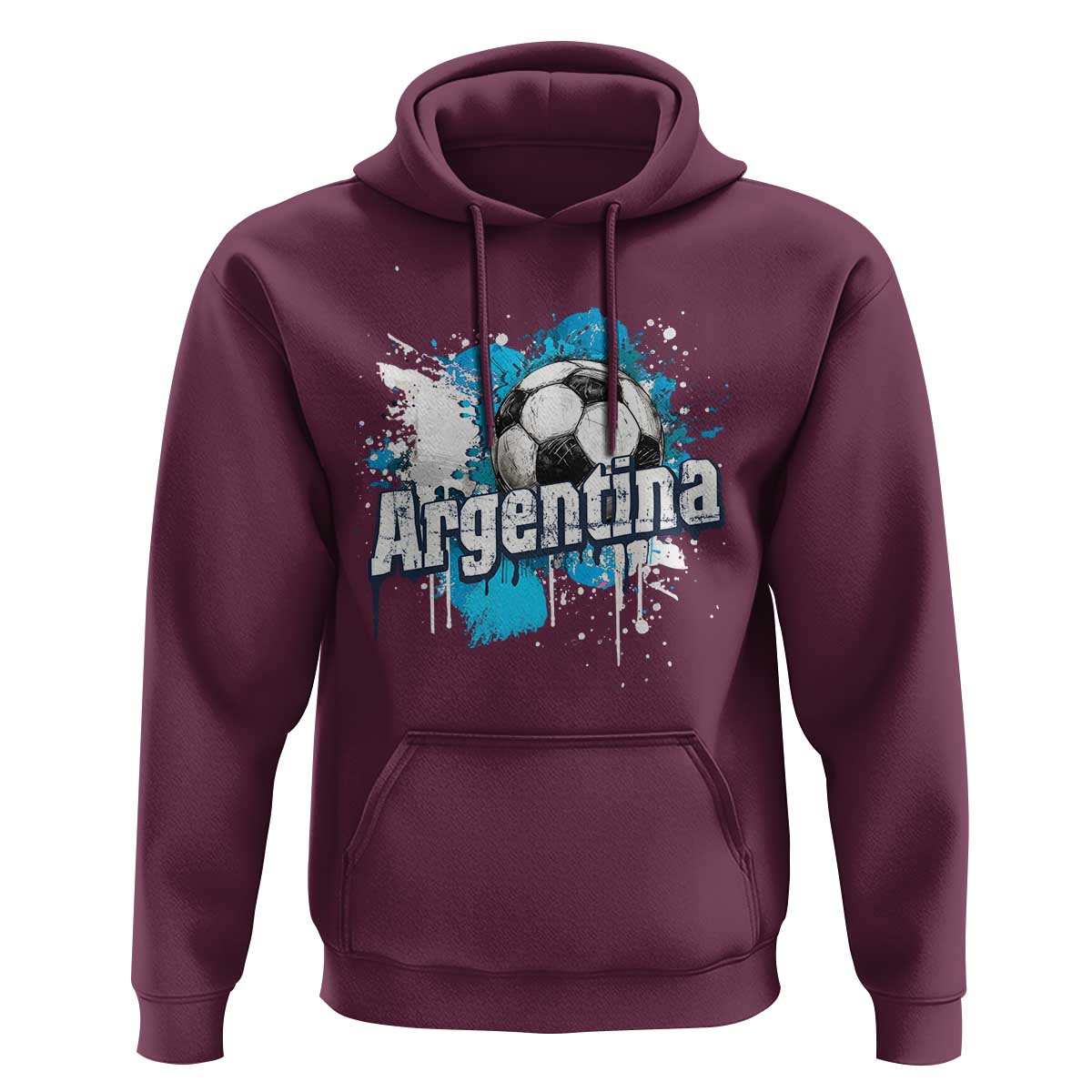 Argentina Football Hoodie Argentine Flag Ftbol Lover - Wonder Print Shop