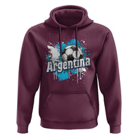 Argentina Football Hoodie Argentine Flag Ftbol Lover - Wonder Print Shop
