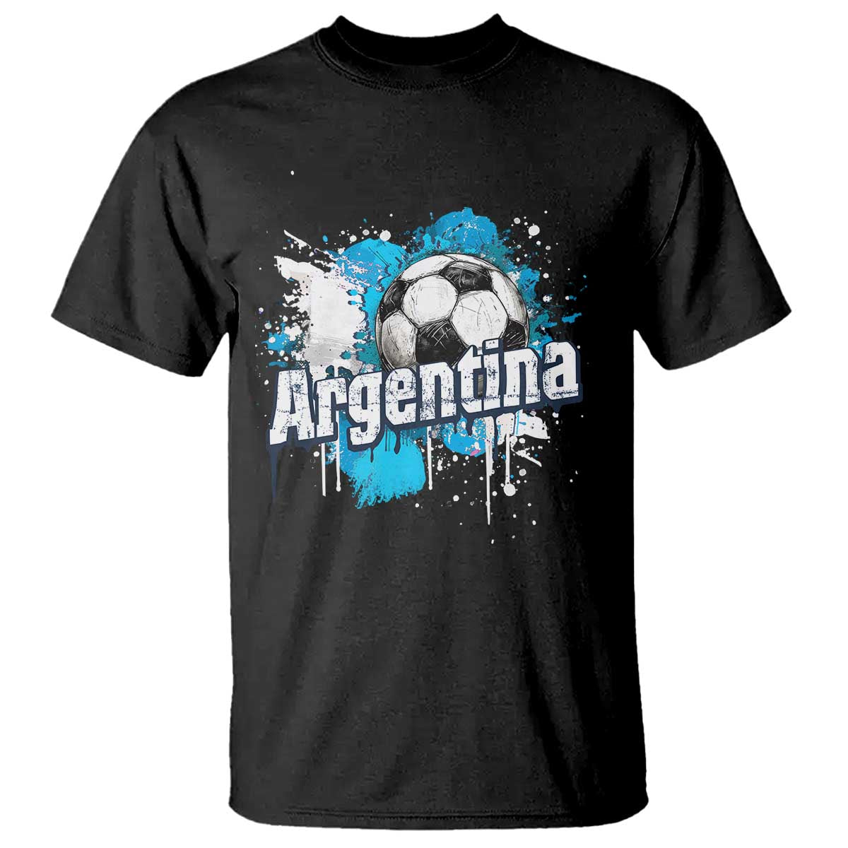 Argentina Football T Shirt Argentine Flag Ftbol Lover - Wonder Print Shop