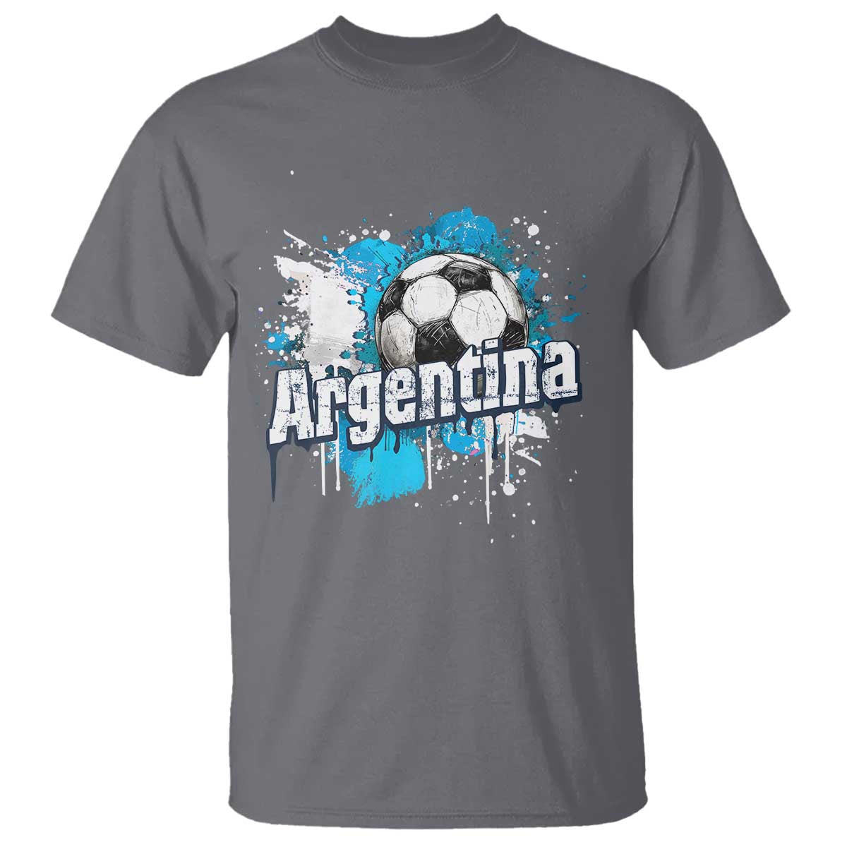 Argentina Football T Shirt Argentine Flag Ftbol Lover - Wonder Print Shop