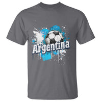 Argentina Football T Shirt Argentine Flag Ftbol Lover - Wonder Print Shop
