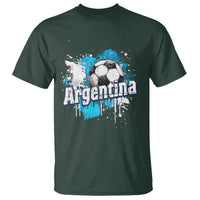 Argentina Football T Shirt Argentine Flag Ftbol Lover - Wonder Print Shop