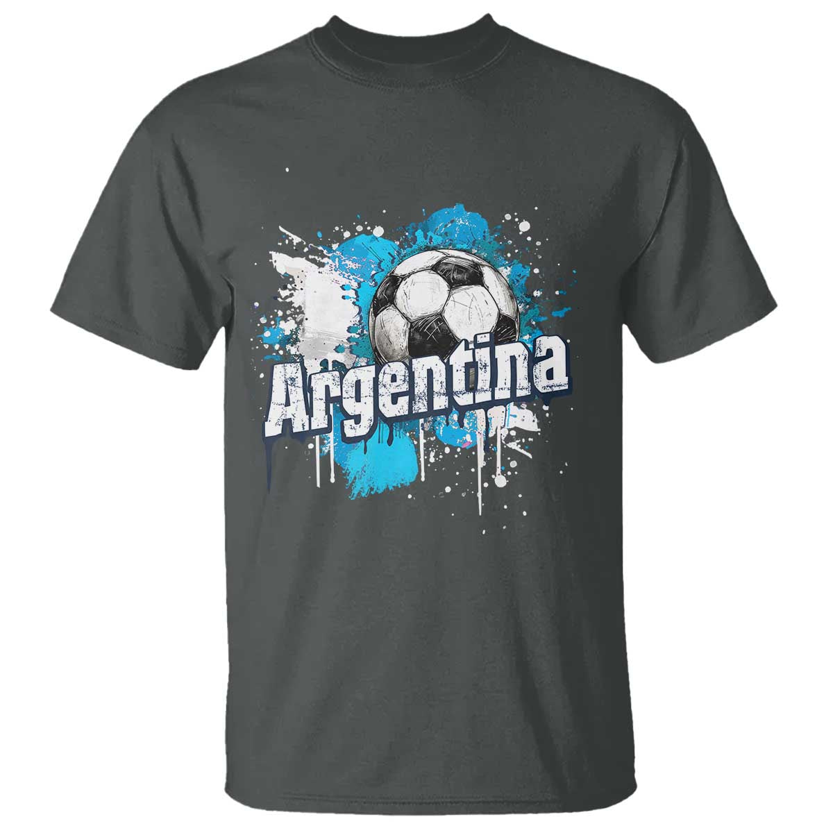 Argentina Football T Shirt Argentine Flag Ftbol Lover - Wonder Print Shop