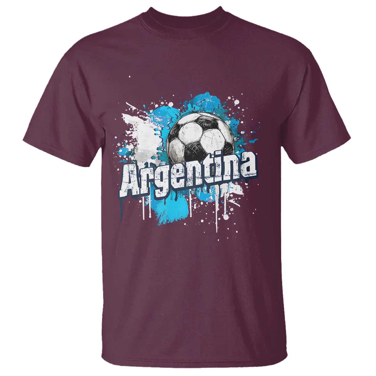 Argentina Football T Shirt Argentine Flag Ftbol Lover - Wonder Print Shop