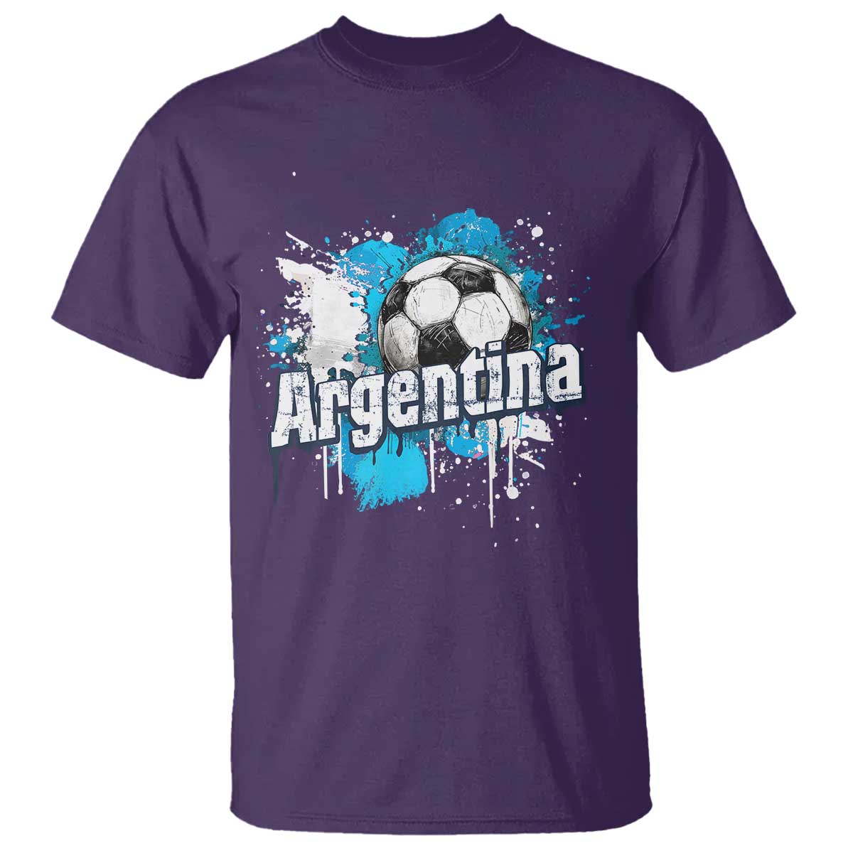 Argentina Football T Shirt Argentine Flag Ftbol Lover - Wonder Print Shop