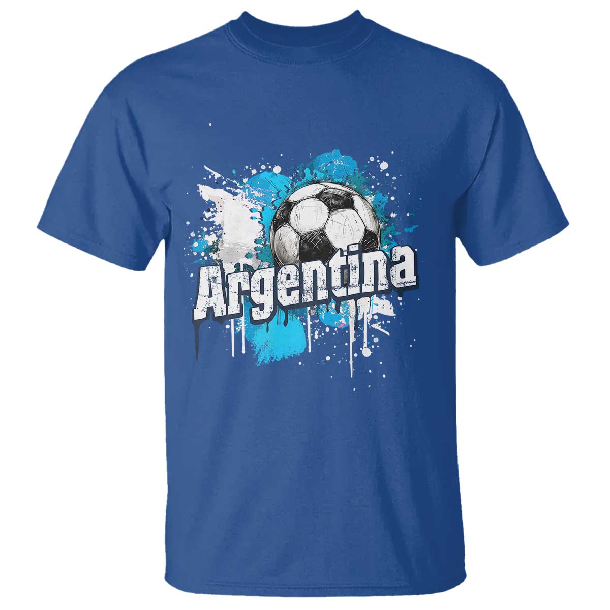 Argentina Football T Shirt Argentine Flag Ftbol Lover - Wonder Print Shop